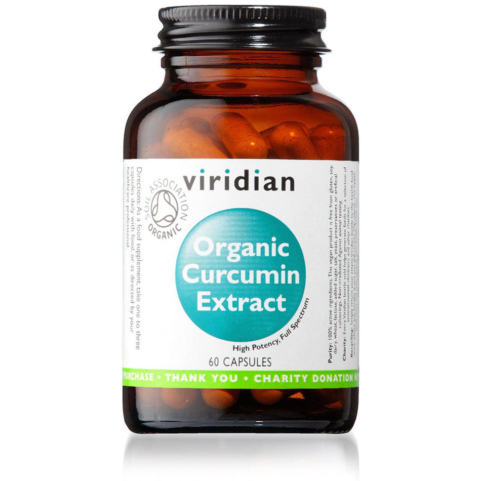 Viridian Organic Curcumin Extract 60 Veg Caps- Lillys Pharmacy and Health Store