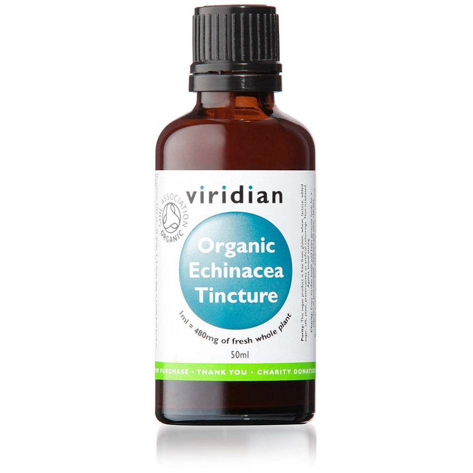 Viridian Organic Echinacea Tincture 50ml- Lillys Pharmacy and Health Store