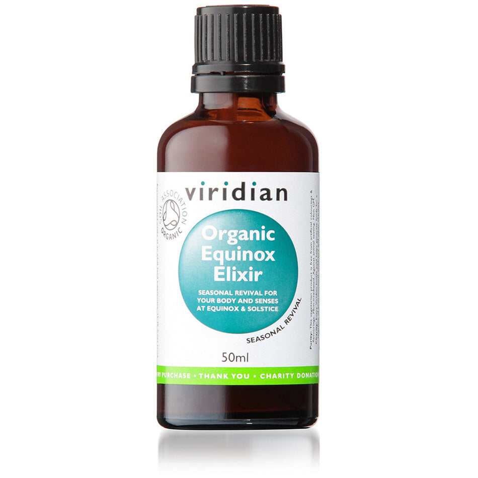 Viridian Organic Equinox Elixir Tincture 50ml- Lillys Pharmacy and Health Store