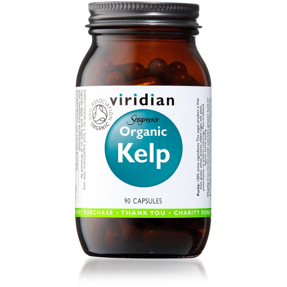 Viridian Organic Kelp (200mcg iodine) 90 Veg Caps- Lillys Pharmacy and Health Store