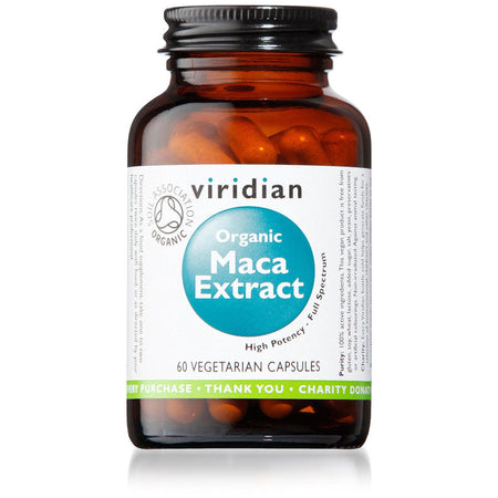 Viridian Organic Maca Extract 60 Veg Caps- Lillys Pharmacy and Health Store