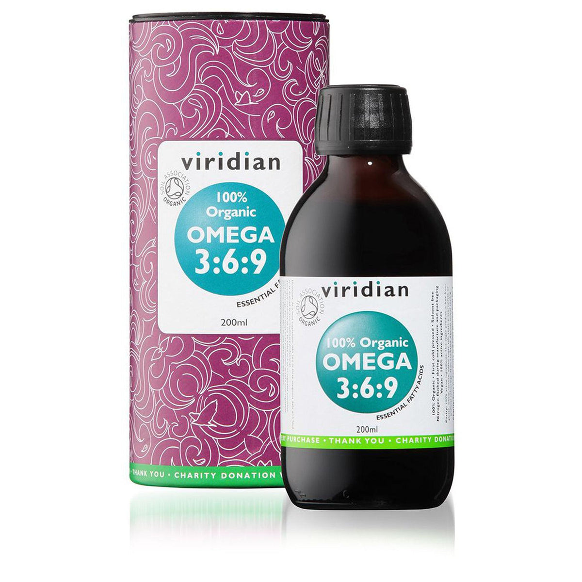 Viridian Organic Omega 3:6:9 Oil 200ml- Lillys Pharmacy and Health Store