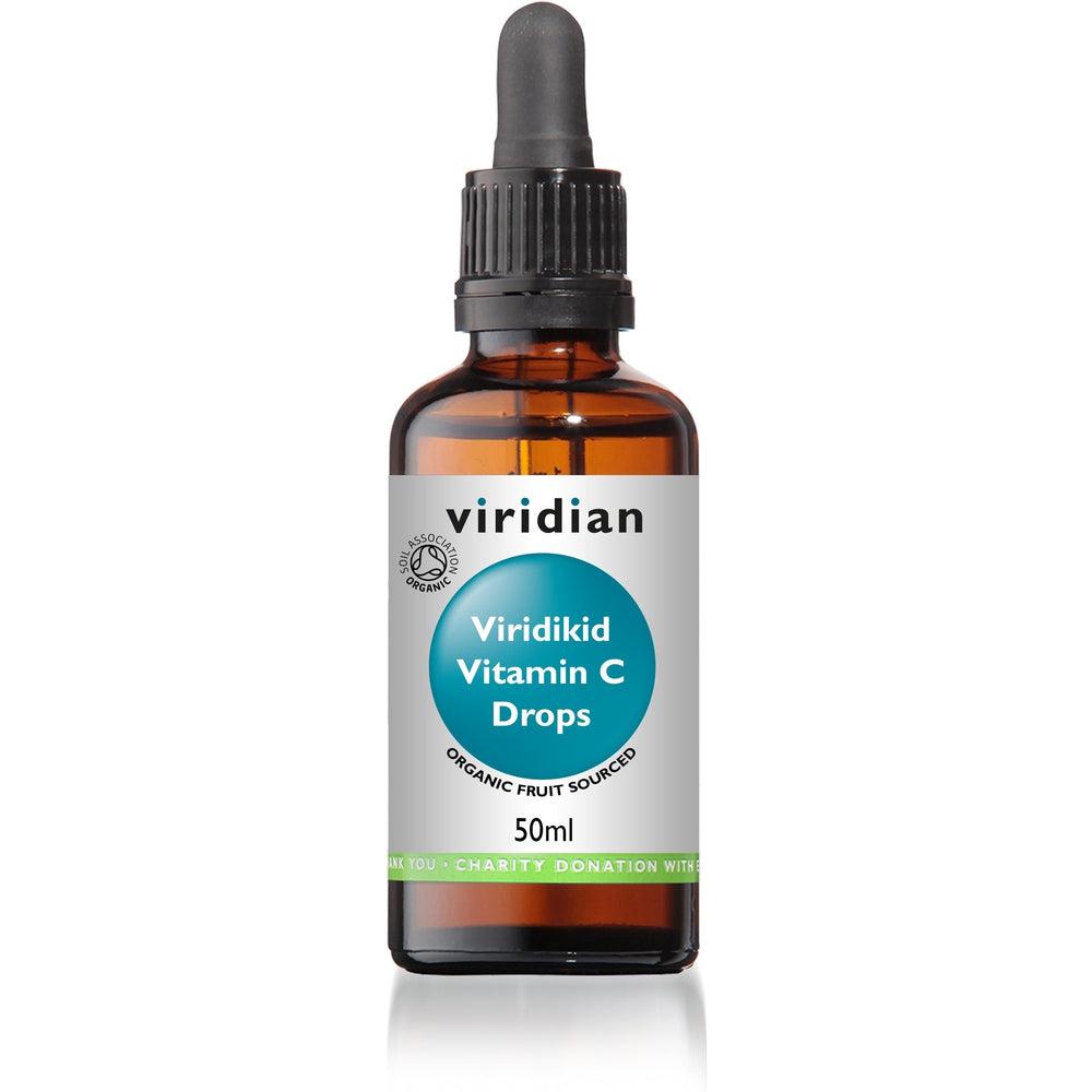 Viridian Organic Viridikid Liquid C drops 50ml- Lillys Pharmacy and Health Store