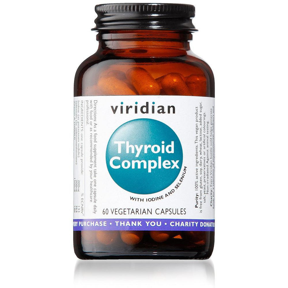 Viridian Thyroid Complex 60 Veg Caps- Lillys Pharmacy and Health Store