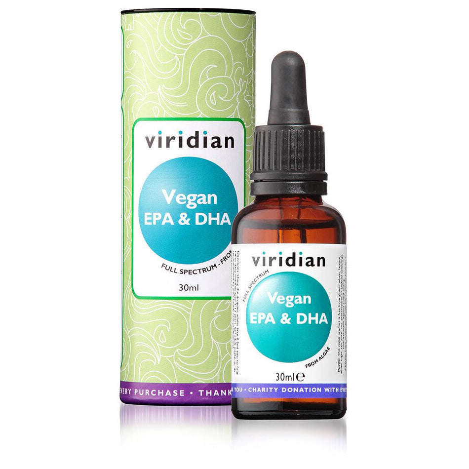 Viridian Vegan EPA & DHA Oil 30ml- Lillys Pharmacy and Health Store