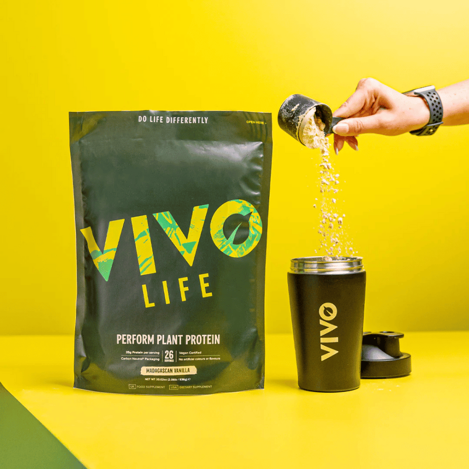 Vivo Life Perform Pro Raw Plant Protein & BCAA Madagascan Vanilla 936g- Lillys Pharmacy and Health Store