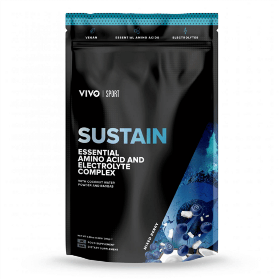Vivo Life Sustain Essential Amino Acid and Electrolyte Complex Mixed Berry 280g- Lillys Pharmacy and Health Store