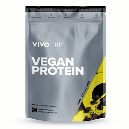 Vivo Life Vegan Protein Dark Chocolate 960g- Lillys Pharmacy and Health Store