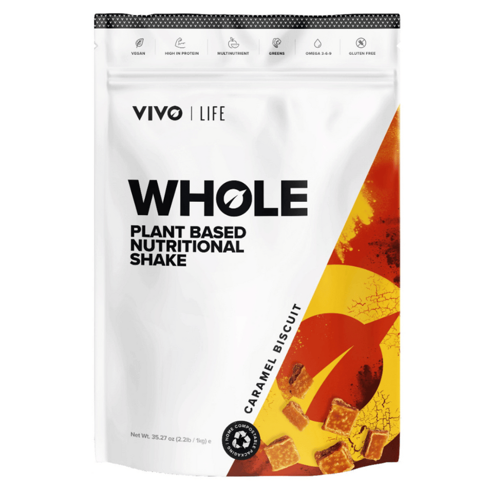 Vivo Life Whole Plant Based Nutritional Shake Caramel Biscuit 1kg- Lillys Pharmacy and Health Store