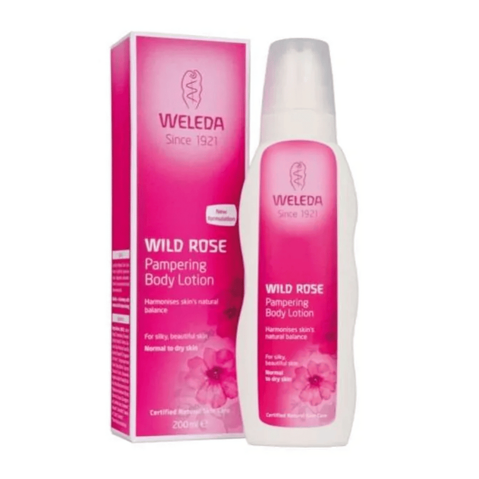 Weleda Wild Rose Harmonising Body Lotion 200ml- Lillys Pharmacy and Health Store