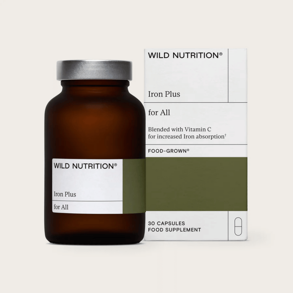 Wild Nutrition Iron Plus 30 Caps- Lillys Pharmacy and Health Store