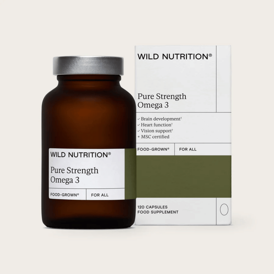 Wild Nutrition Pure Strength Omega 3 120 Caps- Lillys Pharmacy and Health Store